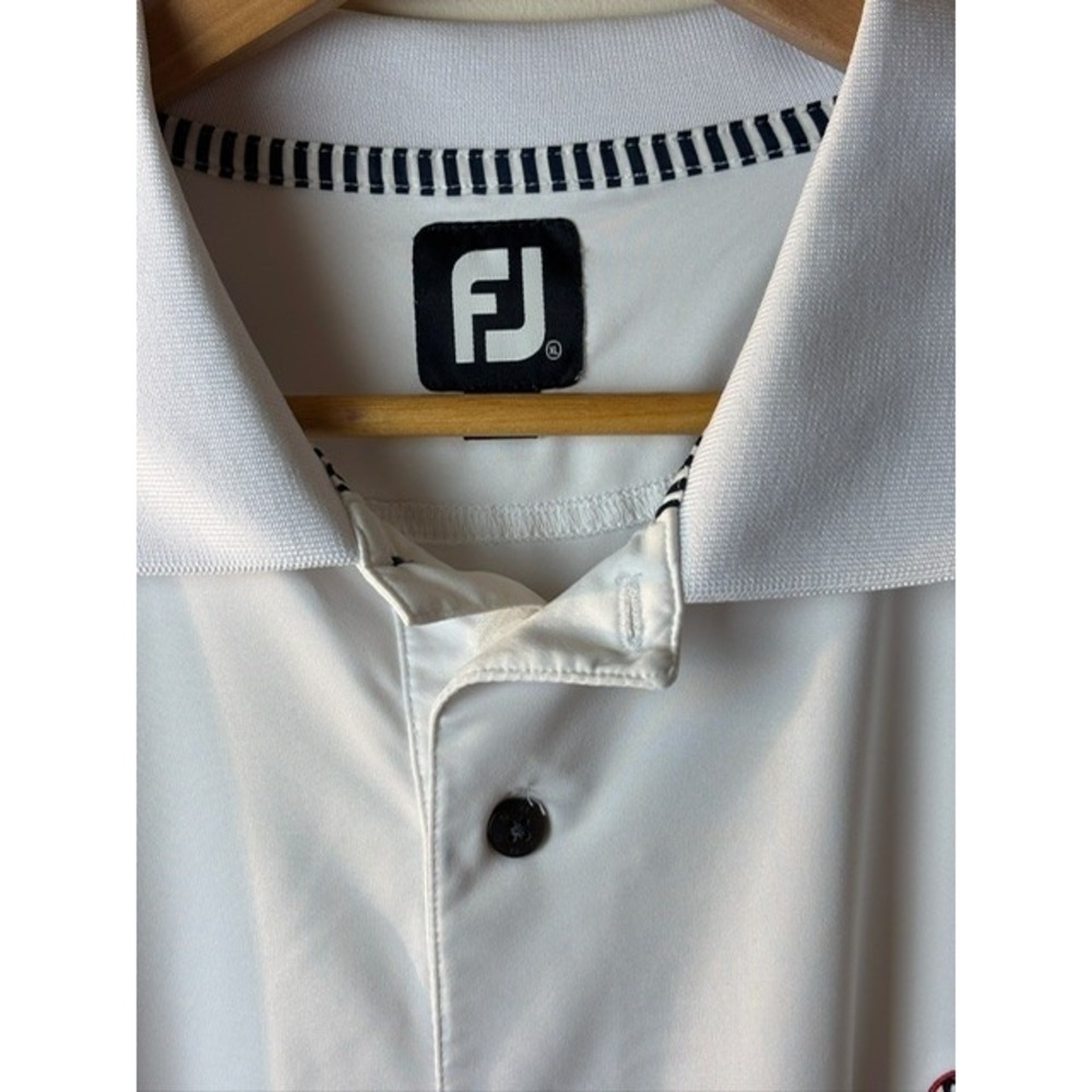 Mens XL FootJoy Dormie Network Polo Shirt‎ Performance Golf Stretch Short Sleeve